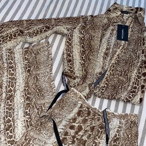 Snake skin summer set